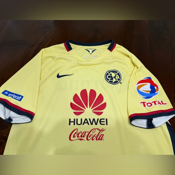Nike Dri-Fit Yellow Authentic Club America 2015 Jersey XXL. - Picture 6 of 6